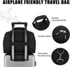 Small Gym Bag 14 Inch, Mini Duffel Bag for Women & Men, Carry on Lightweight for Travel Sport - Black