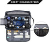 BAGSMART Toiletry Bag for Men, Travel Toiletry Organizer Dopp Kit Water-Resistant Shaving Bag for Toiletries Accessories, Door Room Essentials,Navy Blue-Medium
