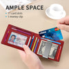 Slim Money Clip Wallets for Men RFID Blocking 11 Card Holder Minimalist Small Leather Bifold Men'S Front Pocket Wallet Gift Box