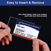 10 Pack New Medicare Card Holder Protector Sleeves, 12Mil Clear PVC Soft Waterproof Medicare Card Protector for New Medicare Card Credit Card Business Card, Heavy Duty Card Sleeves