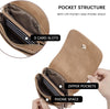 BOSTANTEN Vegan Leather Small Crossbody Bags for Women Designer Cell Phone Bag Wallet Purses Adjustable Strap