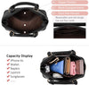 LOVEVOOK Purse for Women Small Crossbody Bags Classic Double Zip Top Handle Dome Satchel Bag