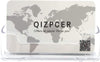 16 Pack Clear Desktop Business Card Holder Display, Plastic Business Card Stand for Office