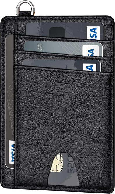 Furart Slim Minimalist Wallet, Front Pocket Wallets, RFID Blocking, Credit Card Holder for Men & Women