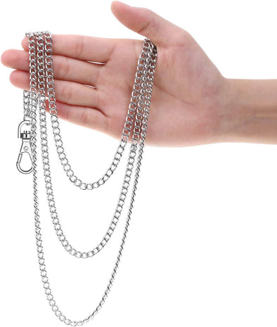 Anezus 3Pcs Belt Chain, Pocket Chain, Chains for Wallet, Pants, Jeans, Goth Accessories for Eboy, Egirl, Men and Women