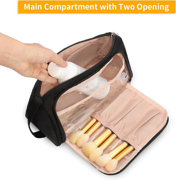 cloth travel makeup bag CUBETASTIC Travel Makeup Bag
