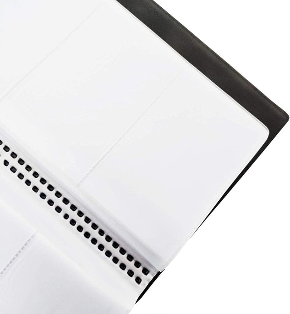 ZUFECY Business Card Organizer Business Card Holder Book, Portable Business Card Binder File Sleeve Storage, Business Card Holders,120 Cards