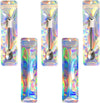 100Pcs Holographic Packaging Bags Resealable Smell Proof Bags Pen Packaging for Bead Pens Small Business 2.4X9 Inch Party Favor Food Storage