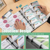 Mylifeunit Business Card Book, Name Card Holder Book with 600 Business Cards Capacity, Credit Card Book File Storage (Black)