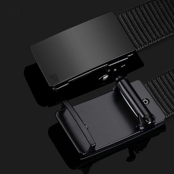WONDAY 2 Pack Nylon Ratchet Golf Belts for Men, Casual Tactical Web Belt with Quick Release Automatic Slide Buckle
