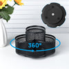 Pen Holder for Desk, Rotating Pencil Holder, Cup Holder for Desk Office, Pen Organizer in Black