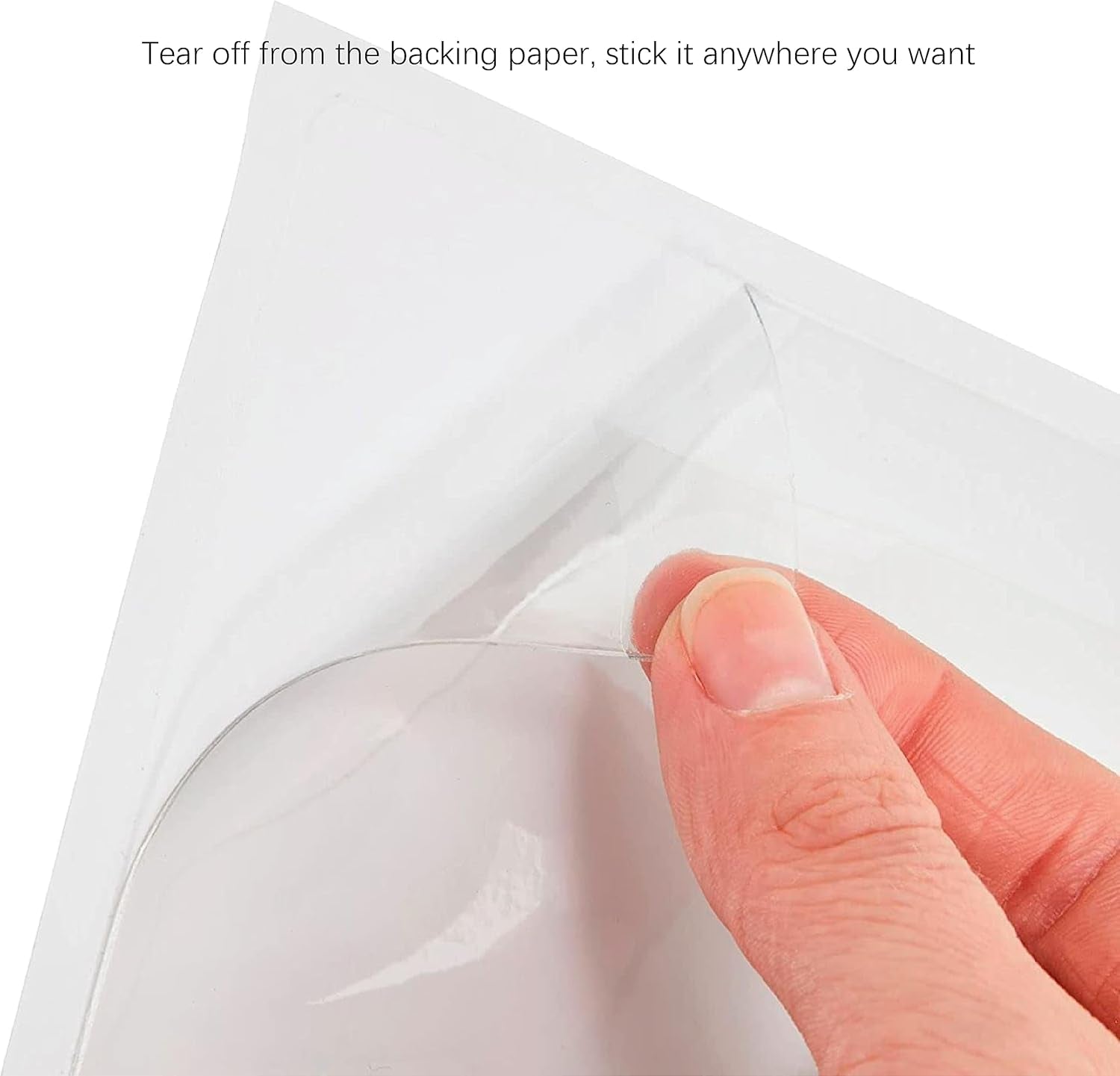IMAGAME Clear Adhesive Business Card Pocket Kinzd IMAGAME Clear Adhesive Business Card Pocket Kinzd