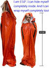 Emergency Bivy Sack Bivy Bag - Emergency Sleeping Bags 4 Pack Mylar Survival Sleeping Bag Emergency Bivvy Sack Waterproof Lightweight Foil Military Patriot Compact Gear Blanket Thermal Escape Camping