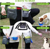 Dog Treat Pouch - 3 Ways to Wear Dog Treat Bag, Dog Training Treat Pouches for Pet Training with Clicker, Shoulder Strap, Adjustable Belt, Poop Bag Dispenser, Easily Carrying Kibble Snacks Pet Toys