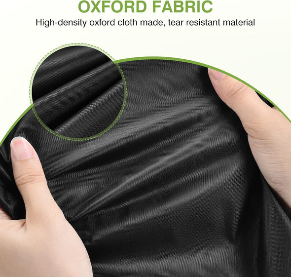 2 Pack Swimsuit & Towel Wet Dry Sack - 12 X 16 Inch Waterproof Clothes Bag with Handle & Zippered Oxford Cloth - Black