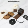 Ringsun 2 Inches Wide Flat Leather Straps for Crafts, Full Grain Leather Strips for Crafts, Tooling (2Mm Thick 72.5 Inches Long Dark Brown)