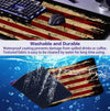 Large Extended Gaming Mouse Pad with Stitched Edges, Non-Slip Waterproof Rubber Base Mouse Pad for Office, Computer, Keyboard, Laptop and Home Desk Pad 35.4 X 15.7 X 0.12 Inch (American Antique Flag)