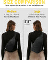 Crossbody Bags for Women, Sling Bag for Men, Small Hiking Backpack anti Theft Lightweight for Outdoors Travel (M, Black)