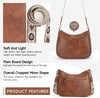 APHISON Trendy Leather Crossbody Purse with Adjustable Strap, Women'S Shoulder Handbag