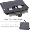 Voova Laptop Bag 17 17.3 Inch Water-Resistant Laptop Sleeve Case with Shoulder Straps & Handle, Computer Case Cover Slim Briefcase Compatible with 17-18” Hp Dell Asus Acer, Grey