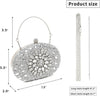 Women'S Evening Bags Sparkly Rhinestone Clutch Purses Luxury Handbags