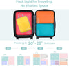 Cambond Mesh Compression Packing Cubes Travel - Space Saving Packing Cubes for Travel Women, Lightweight Compression Cubes for Travel Bags Luggage Packing Organizer for Suitcases