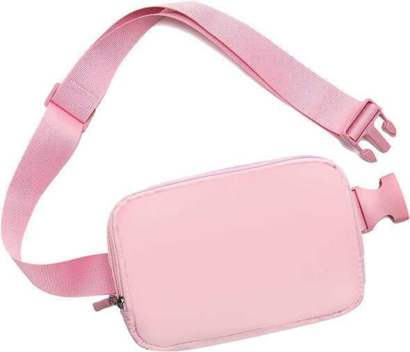 Belt Bag Fanny Pack Crossbody Bags for Women Everywhere Belt Bag (Pink)