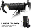 ROCKBROS Bike Handlebar Bag Small Bicycle Handle Bar Bag Handy Front Bike Bags Handlebar Storage Pouch Pack with Shoulder Strap Little Mountain Road Bike Barrel Bag