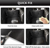 Numola Leather Repair Patch 8×11 Inch Self-Adhesive Leather Repair Tape, Scratch/Holes Vinyl Repair Kit for Couch, Car Seat, Sofas, DIY Furniture Upholstery, Chair, Jackets, First-Aid (Black)