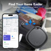 Air Tags-4 Pack, Bluetooth Tracker Works with Apple Find My APP (Ios Only), Bluetooth Smart Air Tag Keys Finder and Item Locator for Keys, Bags, Luggage, Pets, Wallet, Replaceable Battery