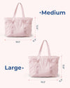 Tote Bag for Women with Zipper, Gym Tote with Compartments, Laptop Work Tote Nurse Dance Yoga Bag for Sport, Travel