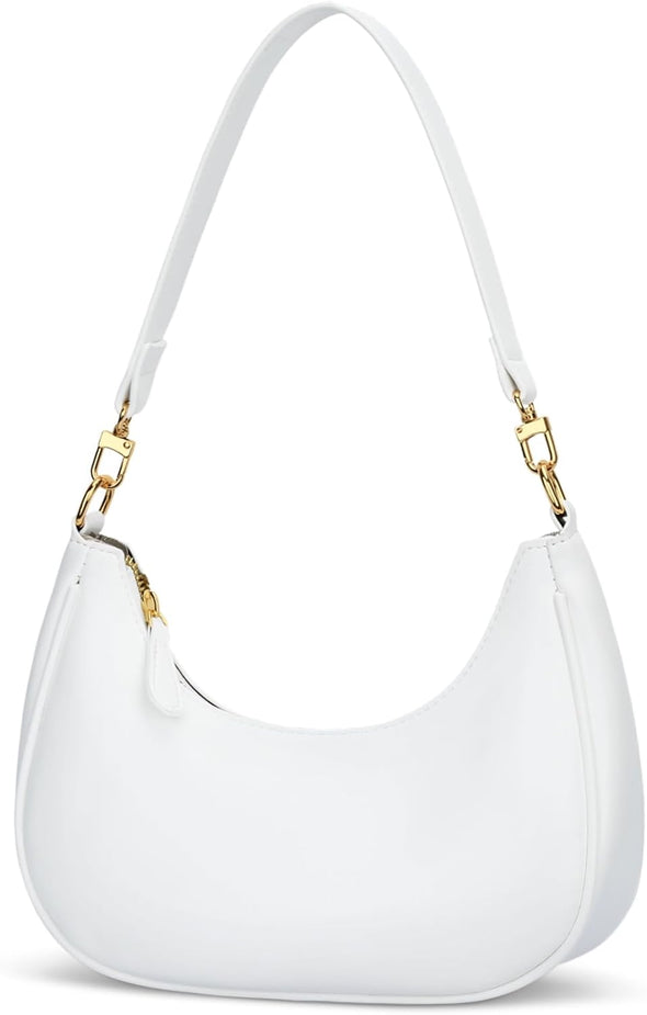 KKXIU Shoulder Bag for Women Small Purse Cute Clutch Hobo Handbag Trendy Crescent Bag