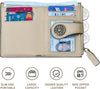 Small Wallet for Women Bifold RFID Blocking Card Holder Leather Wallets with Zipper Coin Pocket