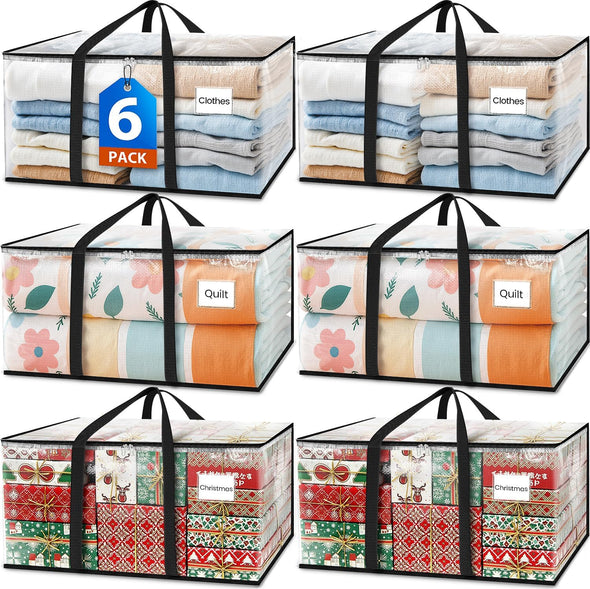 Fab Totes Moving Bags Extra Heavy Duty Oversized Storage Bags with Reinforced Handle and Double Zippers,Moving Supplies Totes for Storage Packing Dorm Room Essentials Alternative to Moving Boxes