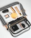 FANGSUN Clear Crossbody Bag Stadium Approved, Clear Purse for Women, Transparent Shoulder Messenger Handbag for Concert Sport