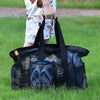 Extra Large Beach Bag, XL Mesh Tote with Zipper and Pockets Ideal for Your Family Beach Trip