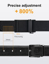 JUKMO Ratchet Golf Belt for Men, Nylon Web Tactical Belt with Automatic Slide Buckle