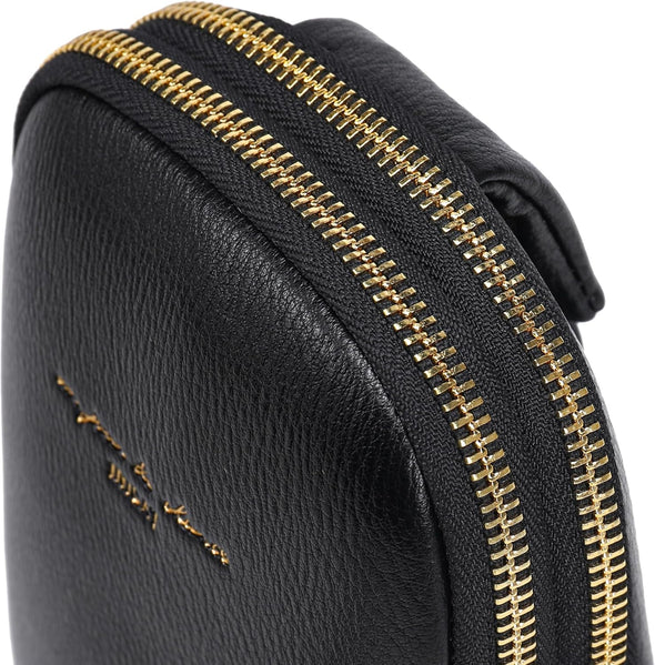 INICAT Travel Small Sling Bag Leather Crossbody Bags for Women Fanny Packs Cross Body Bag for Woman Cross Body Purses