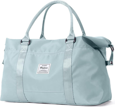 Sport Travel Duffle Bag Large Gym Tote Bag for Women, Weekender Carry on Bag for Airplane, Ladies Beach Overnight Bag Waterproof Luggage Bag with Wet Pocket