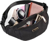 Fanny Pack Waist Pack for Women, Fashion Waist Bag with Adjustable Strap for Travel Sports Running Black