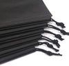 12PCS Travel Shoe Bags with Rope for Men and Women Large Shoes Pouch Storage Packing Organizers, Black