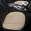 Luxury PU Leather Car Seat Cover Protector Front Car Seat Cover Seat Bottom Cover Single Seat Cover-Compatible with 90% Vehicles (Width 20.8× Deep21 × Thick 0.2 Inch) (Beige)