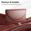 Maxgear Business Card Holder, PU Leather Business Card Case Pocket for Men or Women, Professional Slim Credit Cards Carrier Name Cards Holder Wallet with Magnetic Shut, Coffee