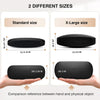 Marvolia Glasses Case Hard Shell - PU Leather Eyeglasses Case for Sunglasses Eye Glasses with Cleaning Cloth