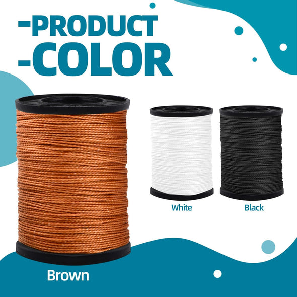 Topus Extra Strong Upholstery Repair Sewing Thread Kit and Heavy Duty Household Hand Needles, Including 7 Styles of Leather Canvas Sewing Needles and 3 Rolls Nylon Thread (70 Yard per Roll), 3 Colors