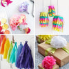Simetufy 360 Sheets 36 Multicolor Tissue Paper for Gift Bags, Small Gift Wrapping Decorative Art Rainbow 11.5" X 8" Tissue Paper Bulk for Crafts Floral Birthday Party Festival Flower Pom Pom