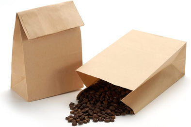 Kraft Brown Paper Bags Mini Size 50 Pcs 3.5 * 2.2 * 7.1 Inches Party Favor Gift Wrapping Bags Bulk