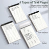 WEMATE 10 Pieces Notepad Holder Set Pocket Notebook - Included Mini Pocket Notepad Holder Set with 8 Memo Book Refills and Metal Pen for Meetings, Daily Records, and Notes 3 X 5 Inch (Brown)
