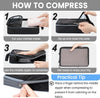 BAGAIL 4 Set/6 Set Ultralight Compression Packing Cubes Packing Organizer for Travel Accessories Luggage Suitcase Backpack