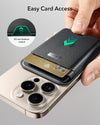 ESR for Magsafe Wallet with Find My Functionality, 5 Cards Holder, Rfid-Blocking, Strong Magnetic Wallet for Iphone, for Iphone 16/15/14/13/12 Series, Not for 13/12 Mini, Black